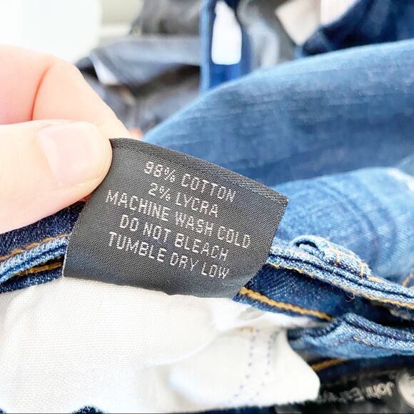 JET John Eshaya Distressed Cropped Denim Size 0 - Picture 6 of 8